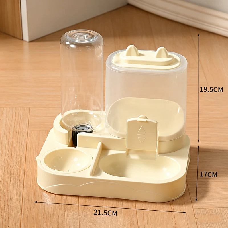 Gravity Pet Feeder & Waterer Station