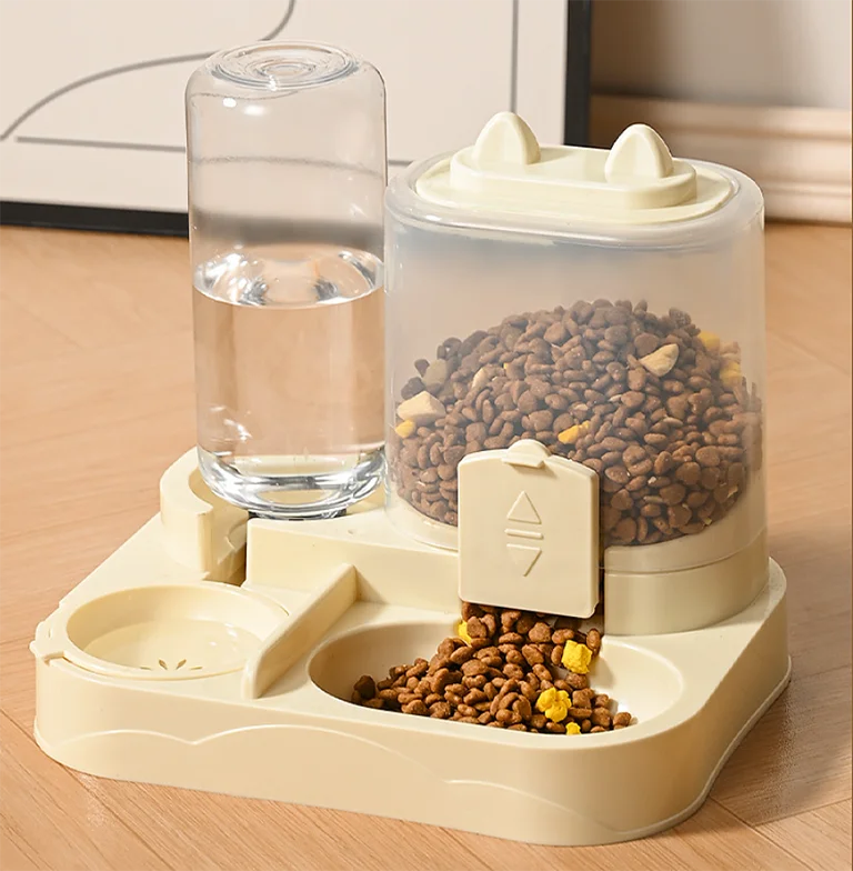 Gravity Pet Feeder & Waterer Station