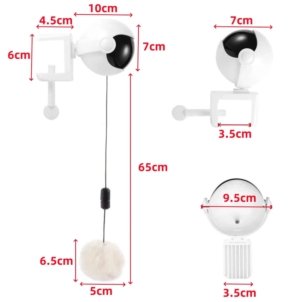 Smart Automated Electric Lifting Ball Cat Toy - Interactive Hands-Free Play