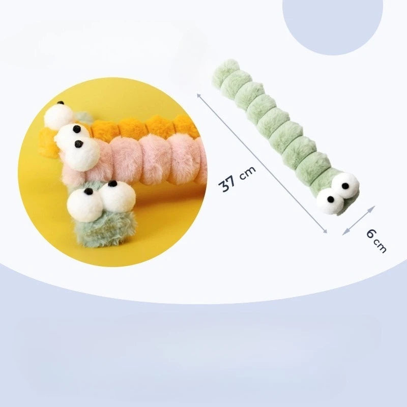 The Cuddle Caterpillar – Premium Catnip Infused Kicker Toy