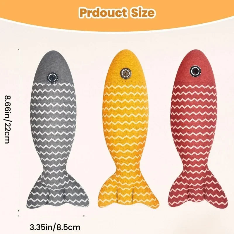 Anti-Bite Seafood Fish Catnip Toy