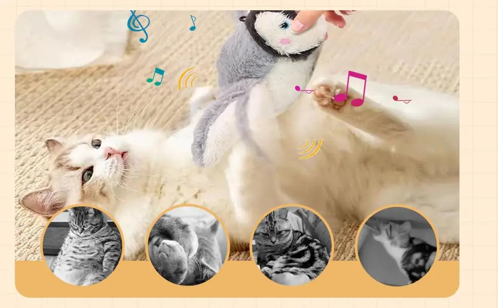 Remote Control Flapping Bird Cat Toy
