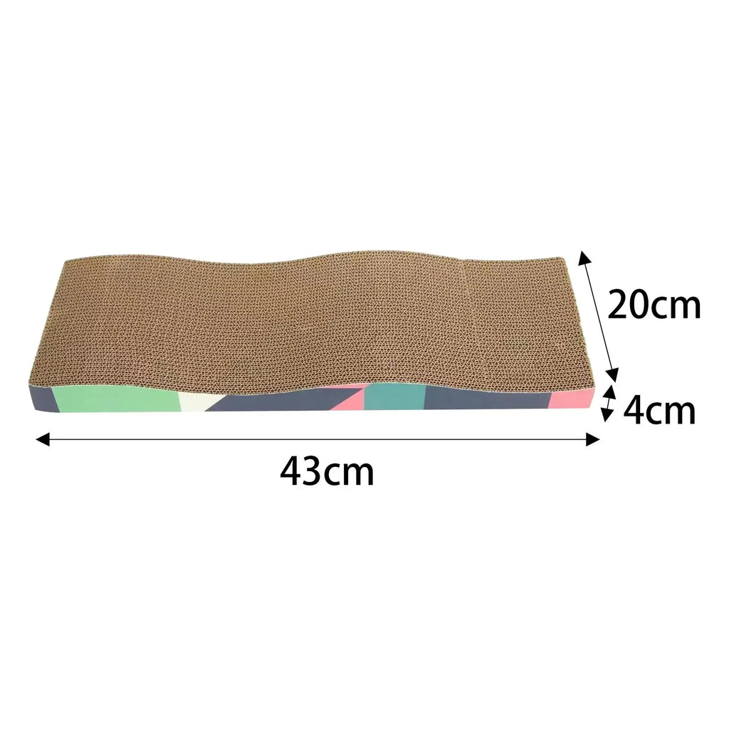 Kesoto 2-in-1 Ergonomic Cat Scratcher Sofa & High-Density Lounge Bed