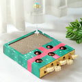Interactive 3-in-1 Whack-A-Mole Cat Enrichment Toy & Scratching Pad