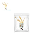 Elastic Silicone Bouncy Ball with Feathers Cat Toy