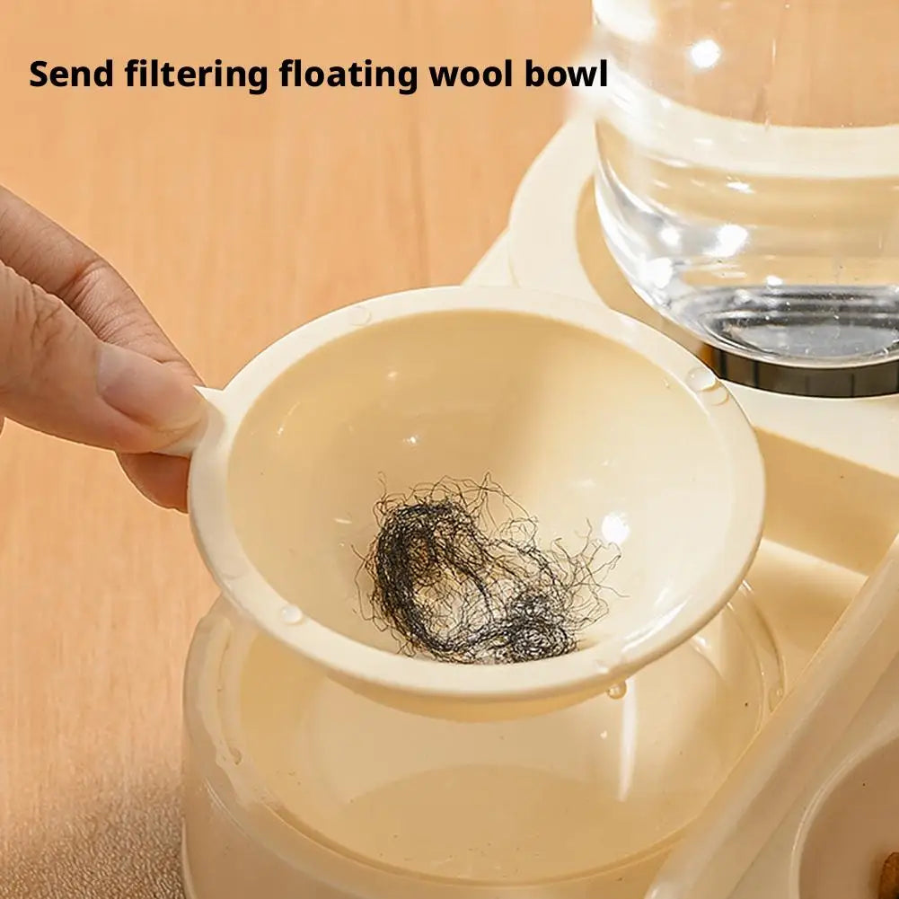 2-in-1 Automatic Food & Water Dispenser Station
