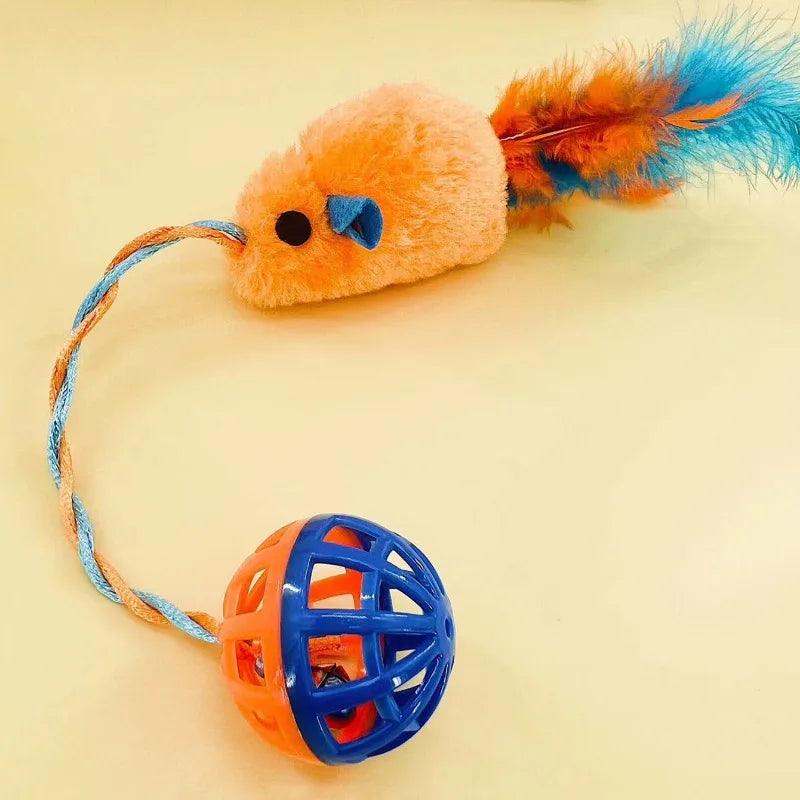 Ultimate Cat Interactive Toy Variety Pack (Plush Mice, Squeaky Balls & Bell Toys)