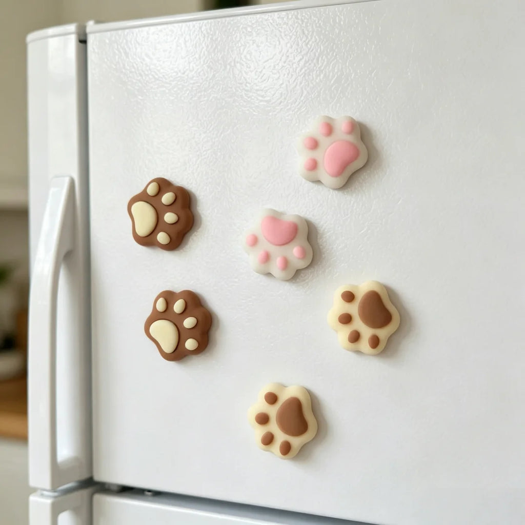 Cute Paws 6 Piece Magnet Set