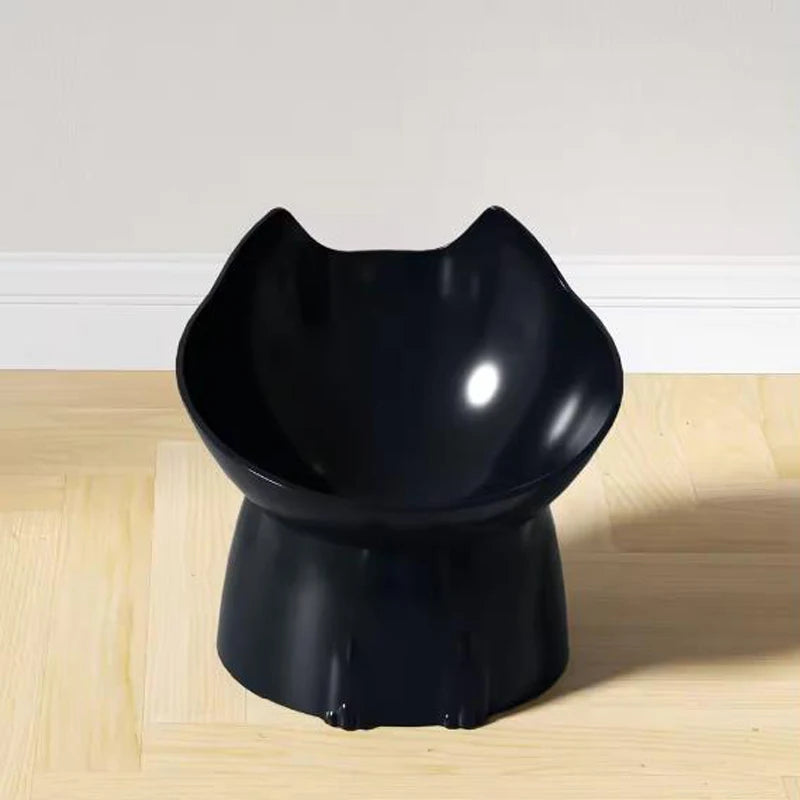 Raised Ergonomic Cat Bowl for Neck Protection