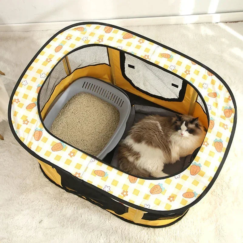 Foldable Pet Playpen & Portable Cat Delivery Room Tent