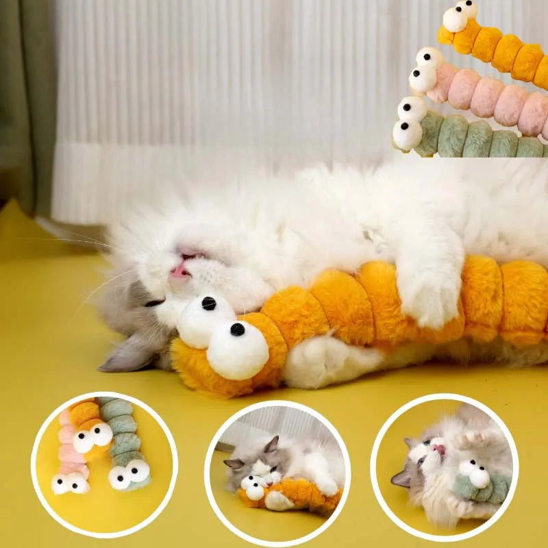 The Cuddle Caterpillar – Premium Catnip Infused Kicker Toy