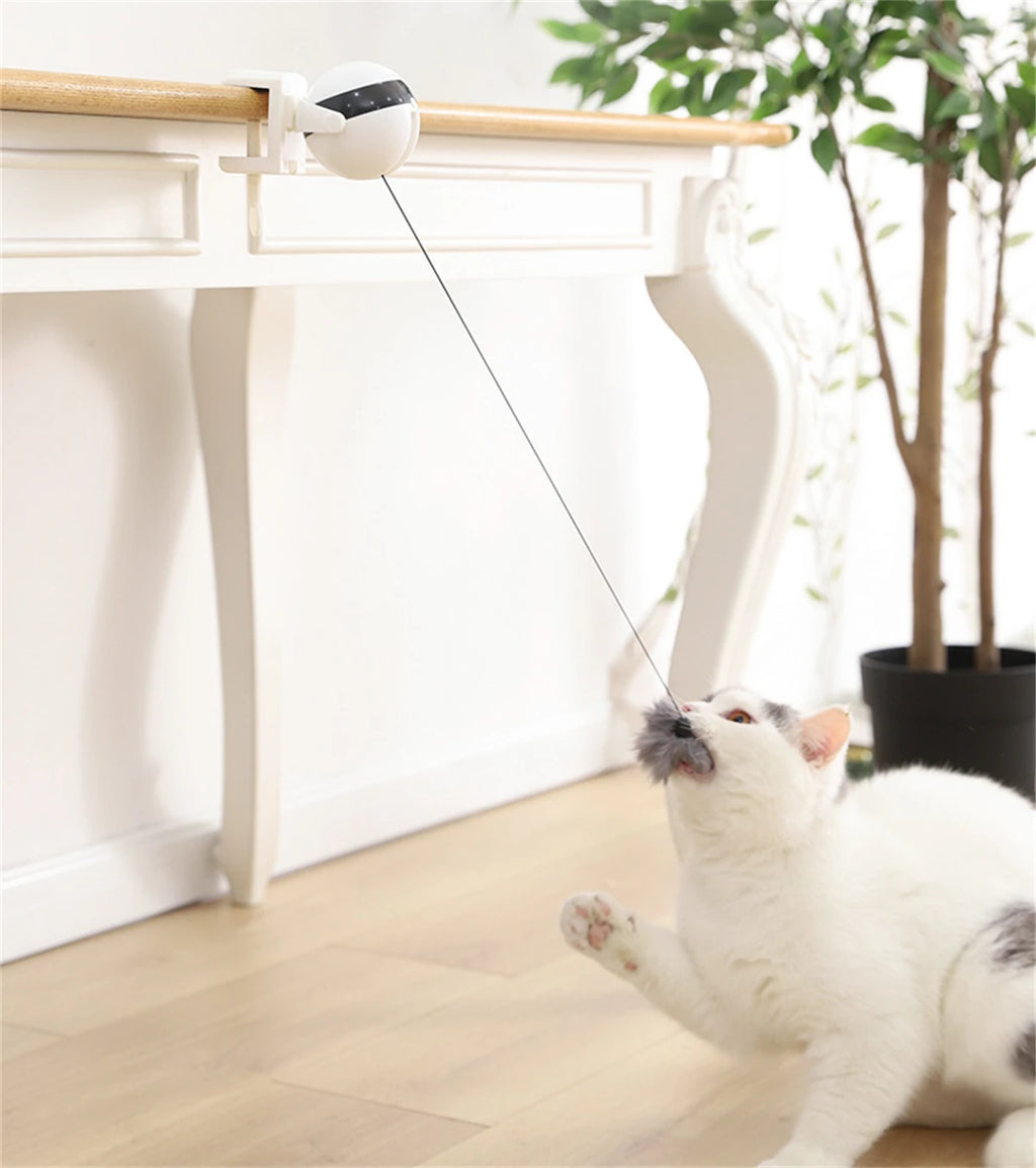 Smart Automated Electric Lifting Ball Cat Toy - Interactive Hands-Free Play