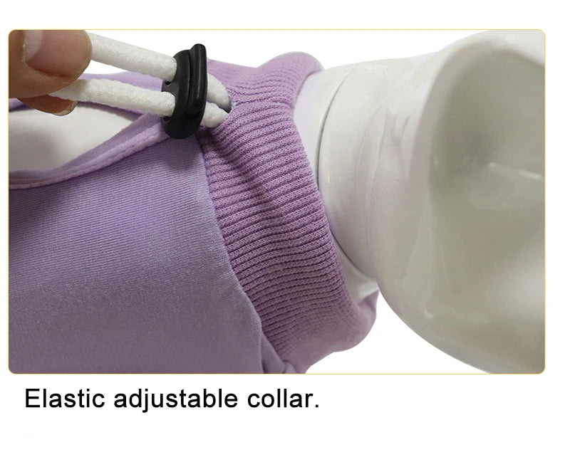 Minimalist Solid Cat Surgery Recovery Vest - Breathable Anti-Lick Post-Op Jumpsuit
