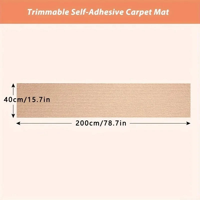 30x100CM Self-Adhesive Customizable Cat Scratching Mat