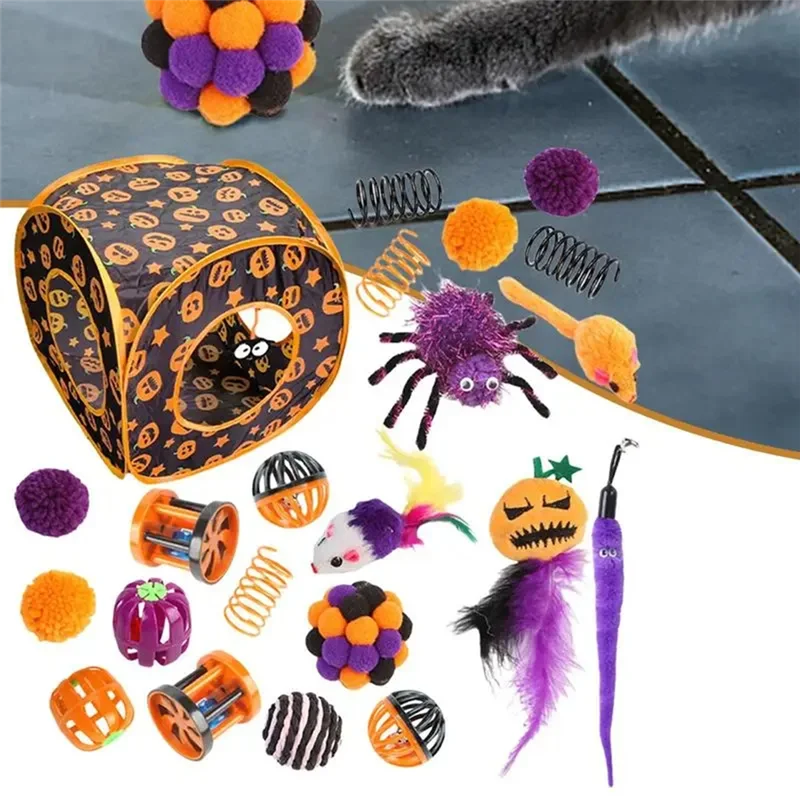 Interactive Cat Toy Mega Halloween-Bundle – The Ultimate Boredom Buster Variety Pack