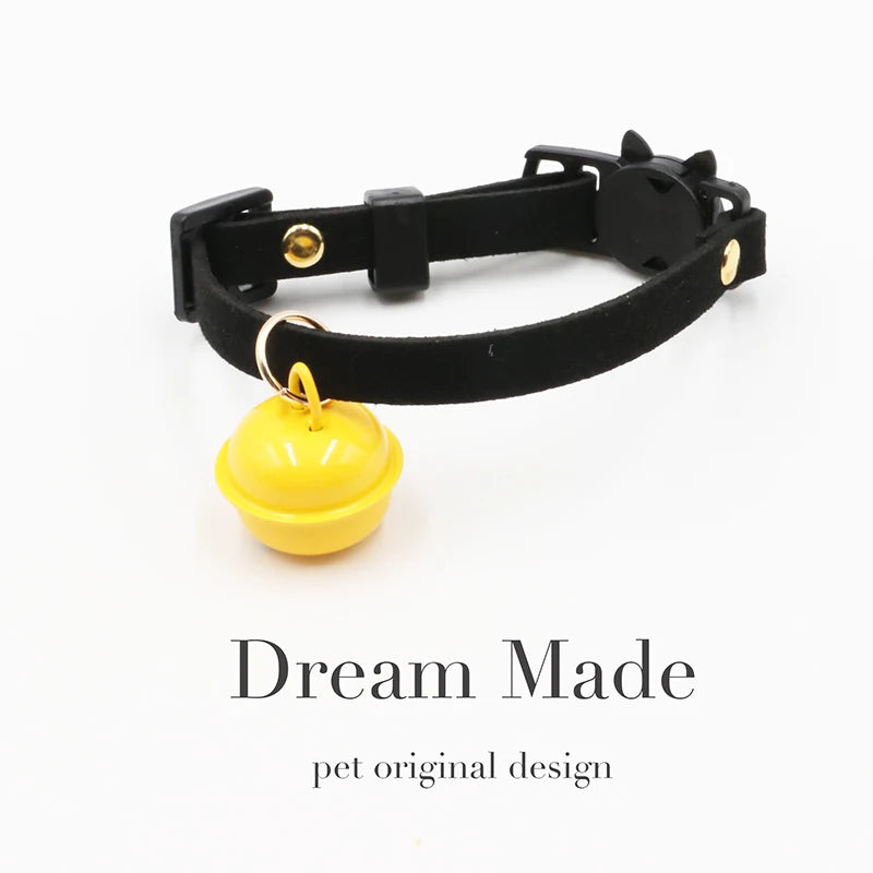 Luxury Synthetic Leather Breakaway Cat Collar