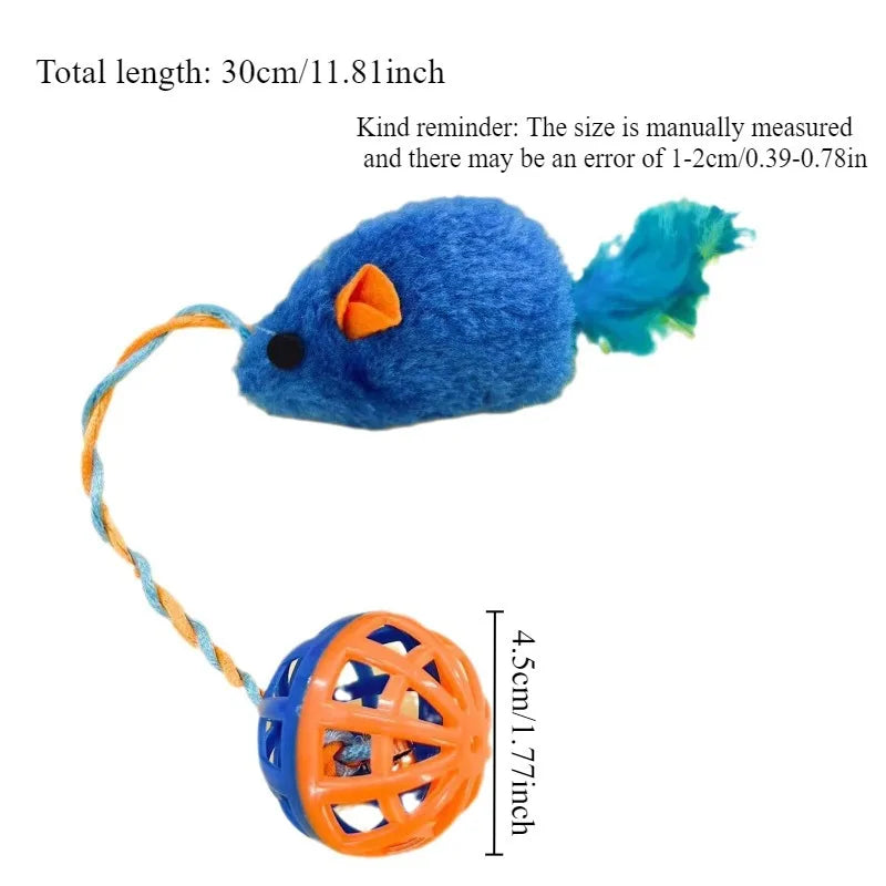 Ultimate Cat Interactive Toy Variety Pack (Plush Mice, Squeaky Balls & Bell Toys)