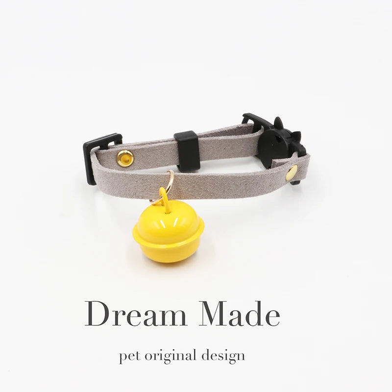 Luxury Synthetic Leather Breakaway Cat Collar