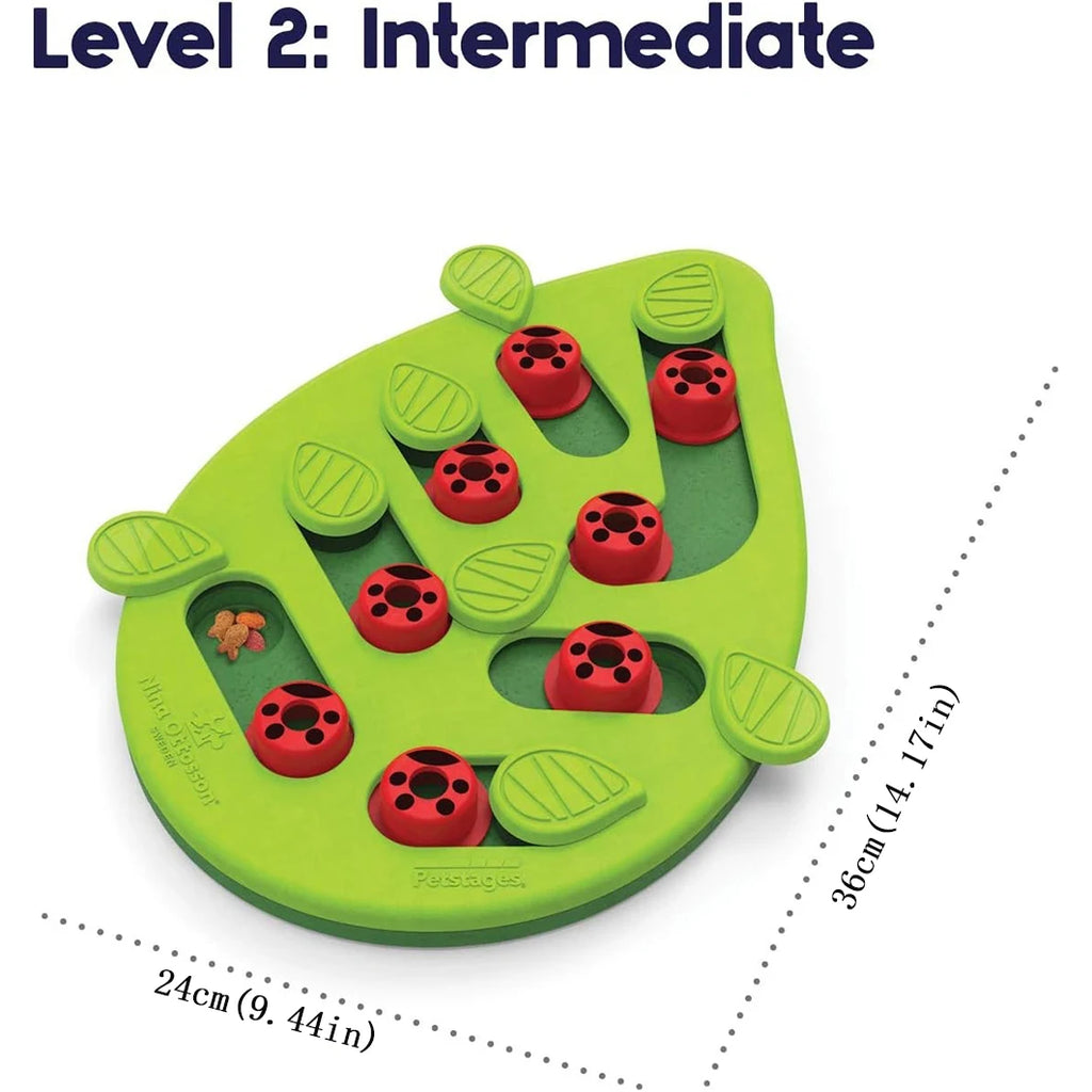 Interactive Cat Puzzle Toy & Slow Feeder Scratch Board