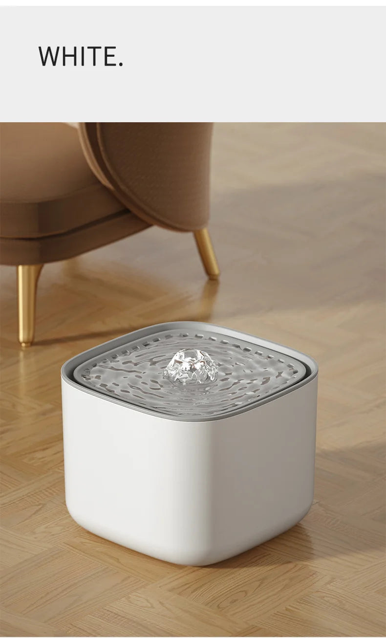 3L Automatic Recirculating Cat Water Fountain
