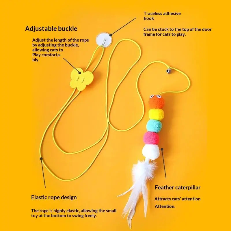 Interactive Hanging Simulation Electric Cat Toy