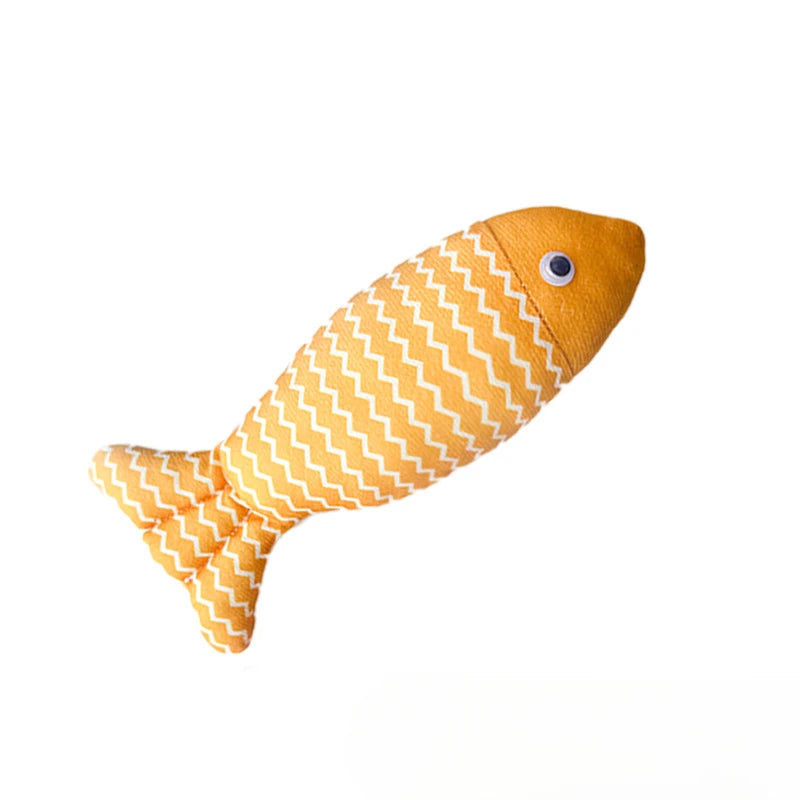 Anti-Bite Seafood Fish Catnip Toy