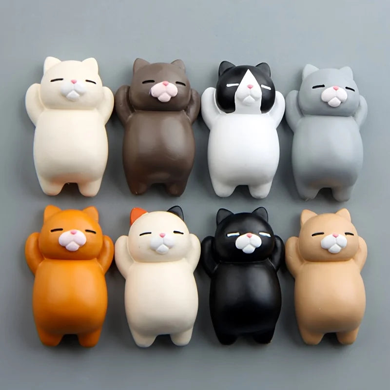 The Mischief Maker Cartoon Cat Fridge Magnets (Multi-Pack)