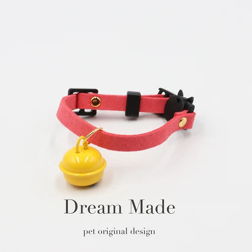 Luxury Synthetic Leather Breakaway Cat Collar