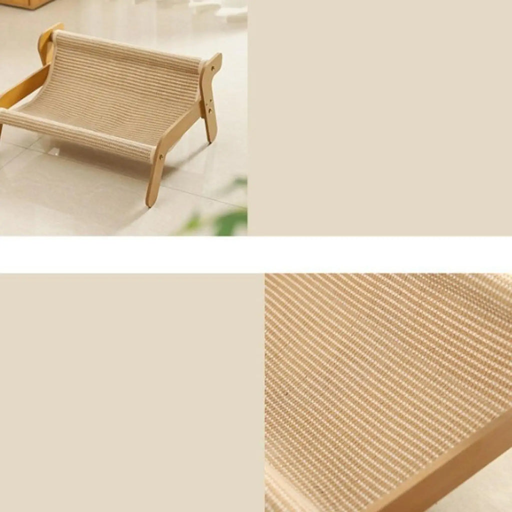 Universal Elevated Cat Bed Replacement Cover | Breathable Linen Cooling Mat Fabric