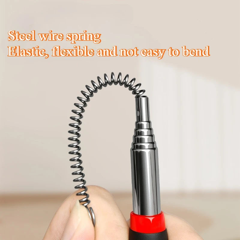 Retractable Heavy-Duty Kitten Teaser Wand with Replaceable Feathers