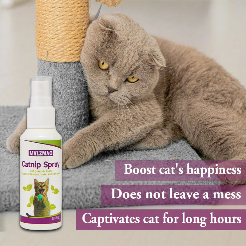 Premium Liquid Catnip Spray Feline Toy Renewer & Play Booster