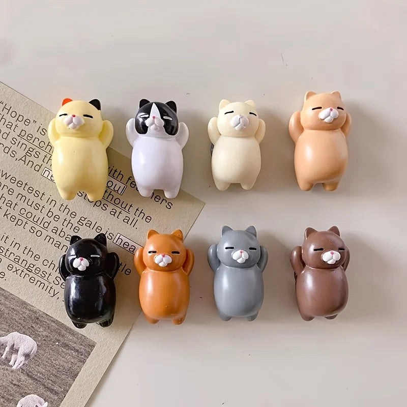 The Mischief Maker Cartoon Cat Fridge Magnets (Multi-Pack)