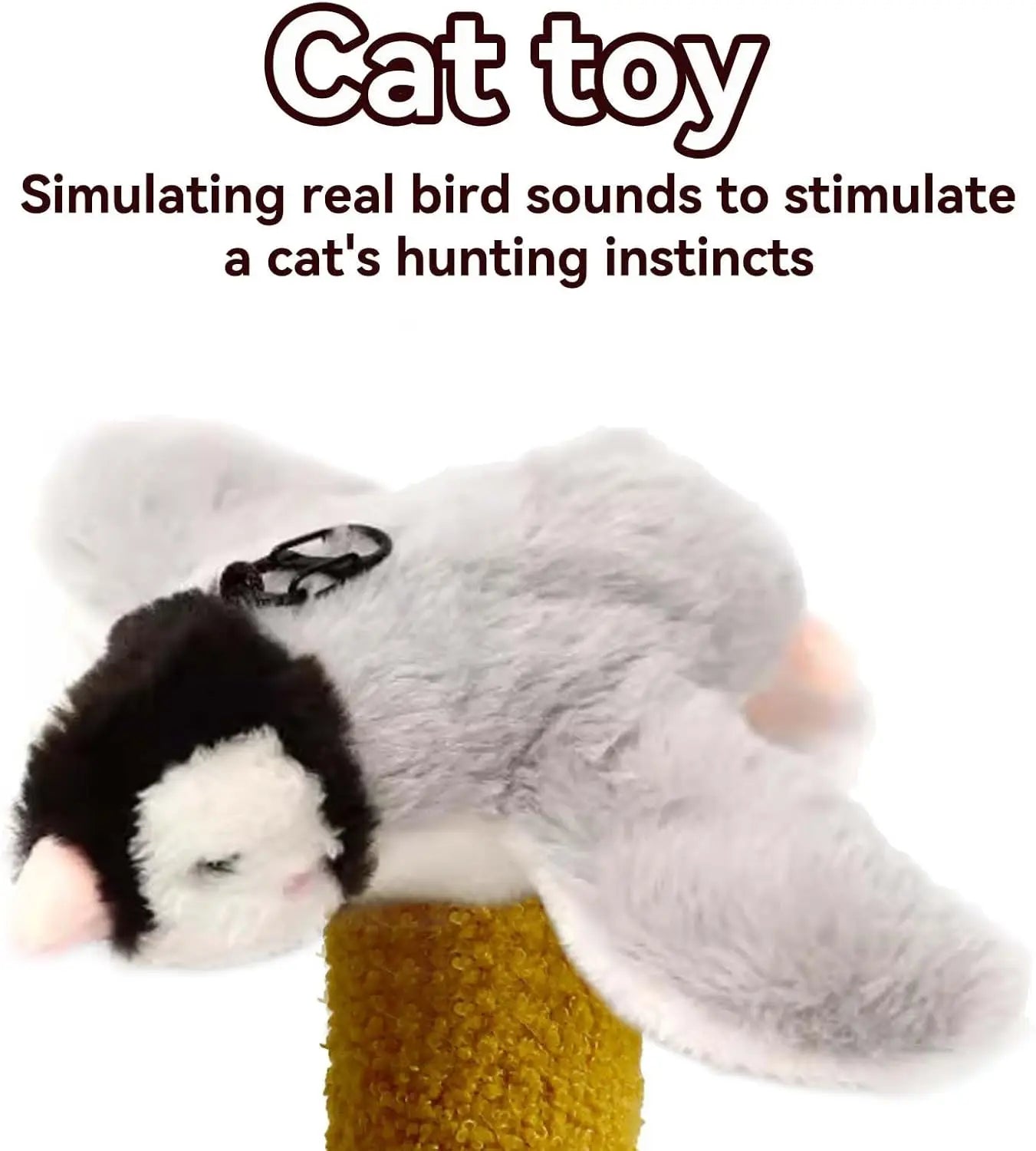 Remote Control Flapping Bird Cat Toy